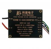KDHM-E-24S1000P-30軍品級1000V30mA高壓電源模塊